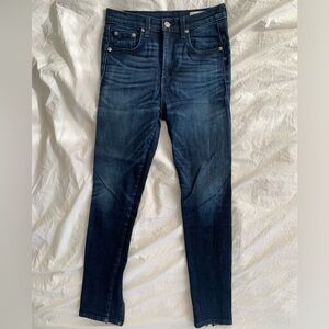 Rag & Bone Anfield jeans, size 28, ankle zip